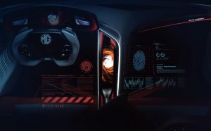 MG Cyberster concept dashboard