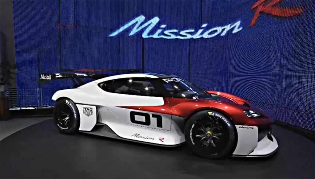 Porsche Mission R - front 3-4